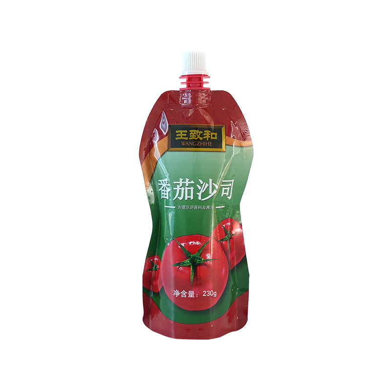 Gravure printing 250g ketchup spout bag