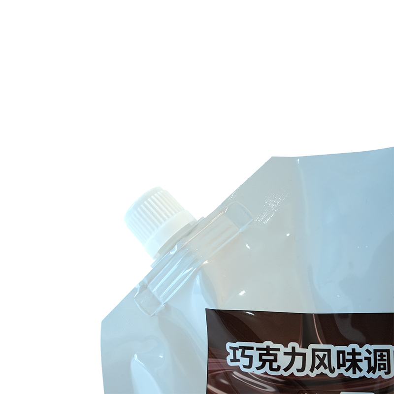 Gravure printing 3kg soy milk stand-up bag with side nozzle